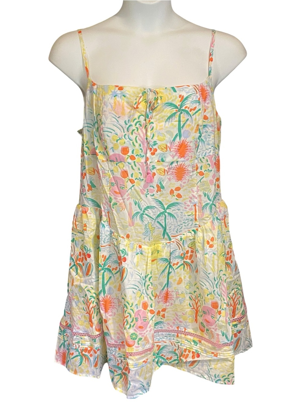 Roller Rabbit x Target Vacation Drop Waist Mini Dress Womens Plus Size XXL NWT